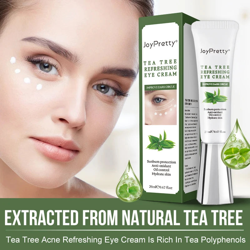 JoyPretty Acne Treatment Face Cream Tea Tree Serum Cleaning Pimple Acne Removal Repair Pores Korean Cosmetics Skin Care Kit 6pcs