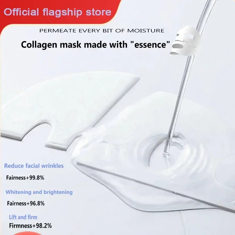 Collagen Anti Wrinkle Facial Masks Fade Face Fine Line Lift Firm Skin Anti-Aging Moisturizing Brighten Skin Care Korean Cosmetic