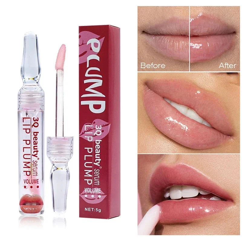 Sexy Lip Plump Serum Increase Lip Elasticity Instant Volumising Essential Oil Reduce Fine Lines Repair Nourish Beauty Lip Care